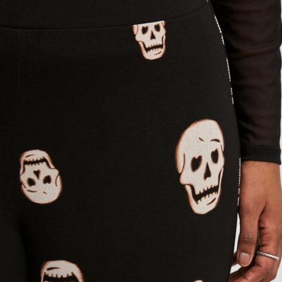 (Sold)  Full Length Signature Waist Premium Moody Skulls Leggings  4X (26) - Picture 2 of 12